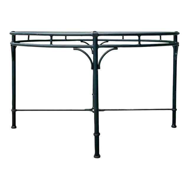 Vintage Brown Jordan “Florentine” Cast Aluminum Outdoor Dining Table For Sale
