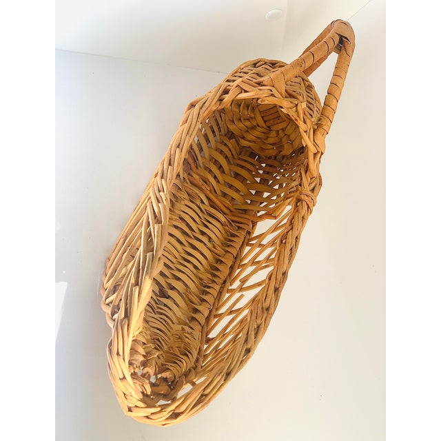 Vintage Hand Woven Wicker Wine Bottle Holder Chairish