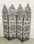 Spanish Revival Style 1960s 4 Panel Iron Ornate Scrolled Folding Screen Room Divider Woodard Unmarked For Sale - Image 12 of 14