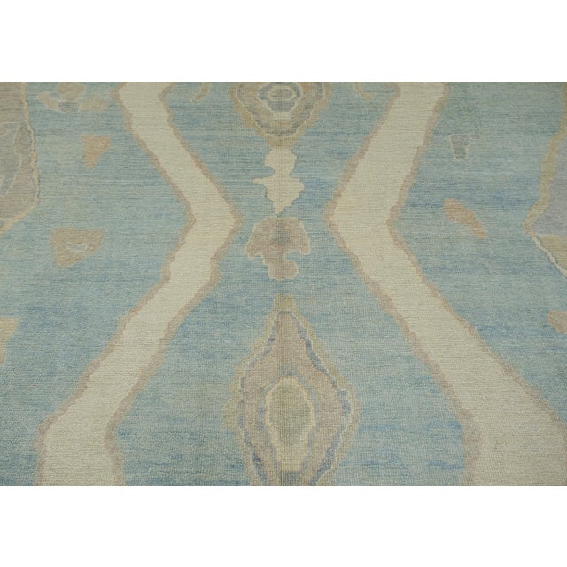 Early 21st Century Turkish Oushak Rug 10' x 14'7" For Sale - Image 5 of 7
