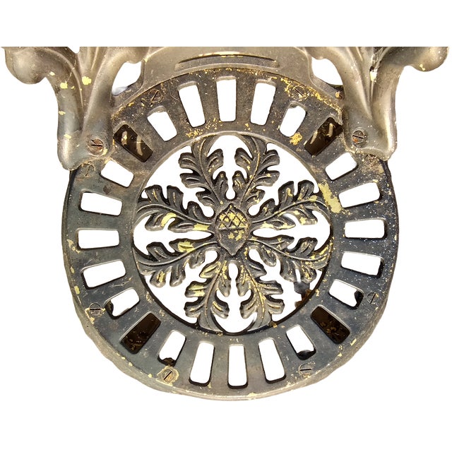 Charcoal Victorian Style Metal Garden Chairs, Pair For Sale - Image 8 of 8