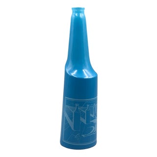 Blue Glass Bottle No 2 by Salvador Dali for Rosso Antico, Italy, 1970s For Sale