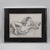 Black Vintage 1992 Original Female Nude Graphite Drawing Framed 19x24 For Sale - Image 8 of 11