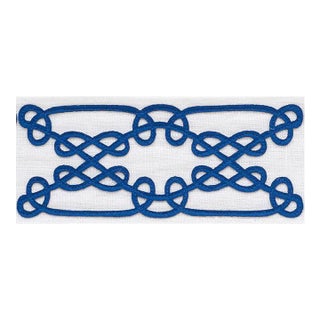 Schumacher Ormond Tape in Blue For Sale