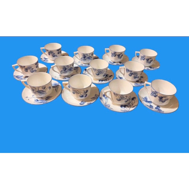1990s Tiffany & Co. Nature Bone China Tea Sets Collection Made in England - 24 Pieces For Sale - Image 9 of 11