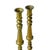 Late 20th Century Late 20th Century Brass Candle Holders- Set of 2 For Sale - Image 5 of 9