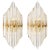 Italian Crystal Glass Wall Lights in the Style of Venini, 1970s, Set of 2 For Sale - Image 9 of 9