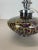 Metal Art Deco Ikora Table Lamp in Glass by Karl Wiedmann for WMF, Germany 1950s For Sale - Image 7 of 18