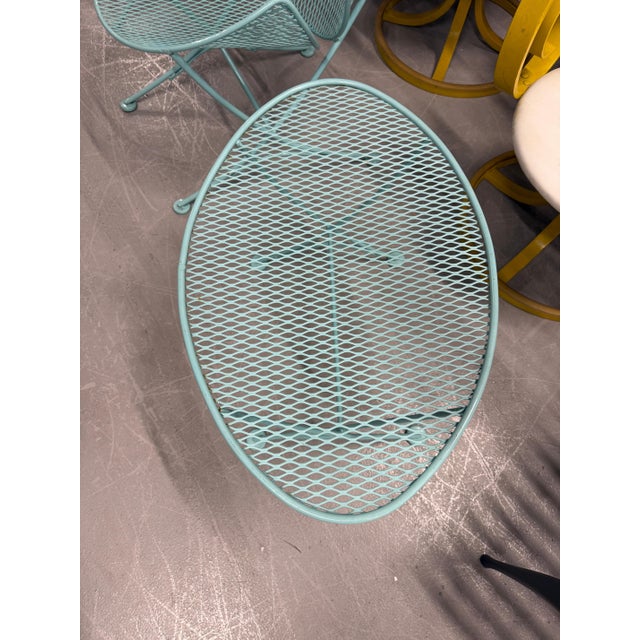 1960s Tempestini for Salterini set of Orange Slice Clamshell Chairs and Table, Attributed For Sale - Image 9 of 18