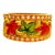 Masriera Diamond 18k Yellow Gold Enamel Leaves Motif Ring, Size 7.25 For Sale