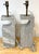 1980s Italian Sculptural Gray Marble Architectural Table Lamps - a Pair For Sale - Image 4 of 16