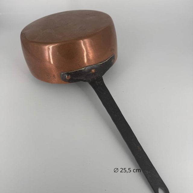 Vintage French Copper Saucepans, 1960s, Set of 5 For Sale - Image 18 of 18