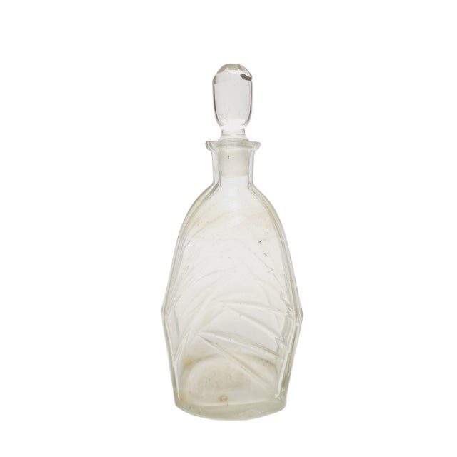 Art Deco Carafe from Bolesław Morawski Glassworks, Poland, 1930s For Sale - Image 6 of 9