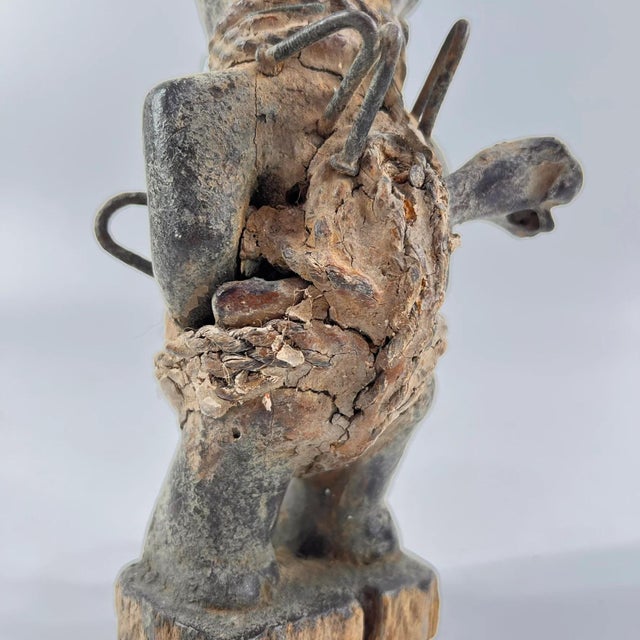 Early 20th Century Kongo Nkisi Nkondi Power Fetish Figure For Sale In Denver - Image 6 of 10