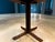 Mid-Century Modern Round Side Table in Brazilian Rosewood With Brass Feet, Brazil, 1950s For Sale - Image 3 of 13
