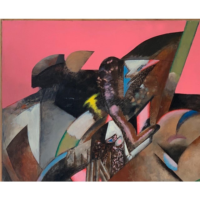 William Stephens Shields, Jr., 1925 - 2010 "Victor Arrangements" 1985 Oil on canvas 60"x48" artist framed Signed lower...