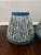 Custom Shirred Block Print Sconce Shades, Pair For Sale - Image 4 of 6