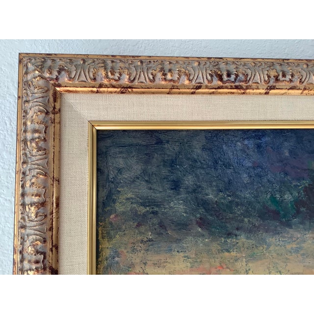 1980s Original Signed Oil on Canvas Still Life by Ben Johnson For Sale - Image 5 of 10
