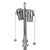 Transitional Vintage Single Hansen Chrome Standing Lamp For Sale - Image 3 of 3