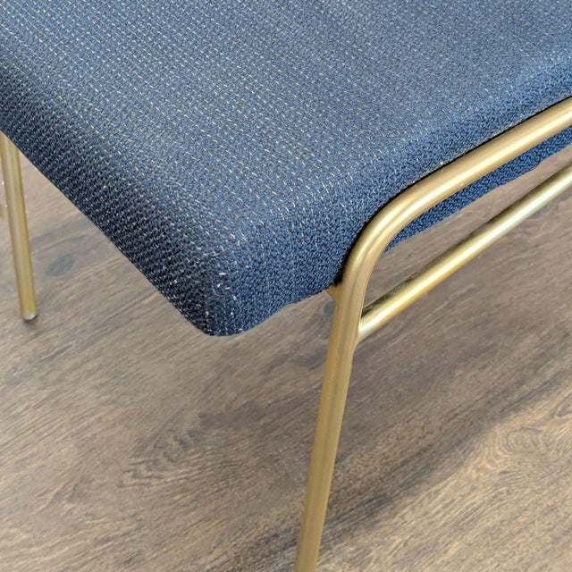 Metal West Elm Wire Frame Dining Chair For Sale - Image 7 of 8