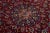 Red Vintage Mashad Persian Wool Rug in Red With Rossette Motif For Sale - Image 8 of 8
