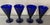 Antique Early 19th Century English George III Blue Cobalt Wine Glasses - Set of 4 For Sale - Image 11 of 18