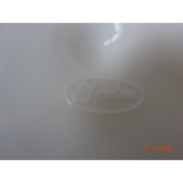1970s Pair of Fenton White Hobnail Milk Glass Candle Holders For Sale In Tampa - Image 6 of 6