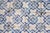 Antique 18th Century Portuguese Blue & White Tiles Set of 61 With Repeating Floral-Geometric Pattern For Sale - Image 13 of 18