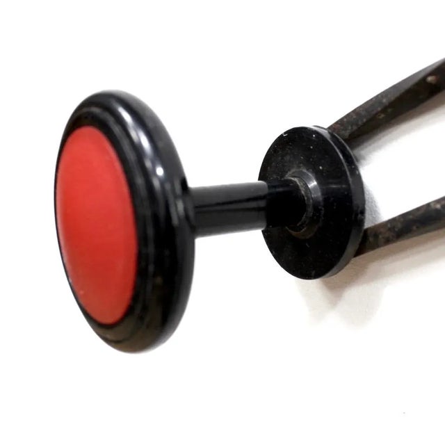 1960s 1960s Vintage French Atomic Coat Rack Hanger Hooks For Sale - Image 5 of 8