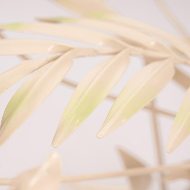 Vintage Holywood Regency Metal Glass Flower Table from Hans Kogl, 1970s For Sale - Image 10 of 14