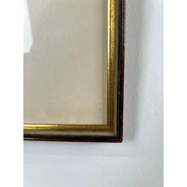 Black Figurative Abstract Etching on Paper Titled Companions by Jospeh Passalacqua 1950's For Sale - Image 8 of 9