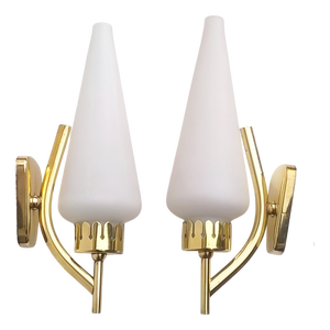 Wall Lights by Angelo Lelli for Arredoluce, 1940s, Set of 2