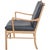 Vintage Colonial Chair in Ash and Black Leather by Ole Wanscher, 2000s For Sale - Image 10 of 14
