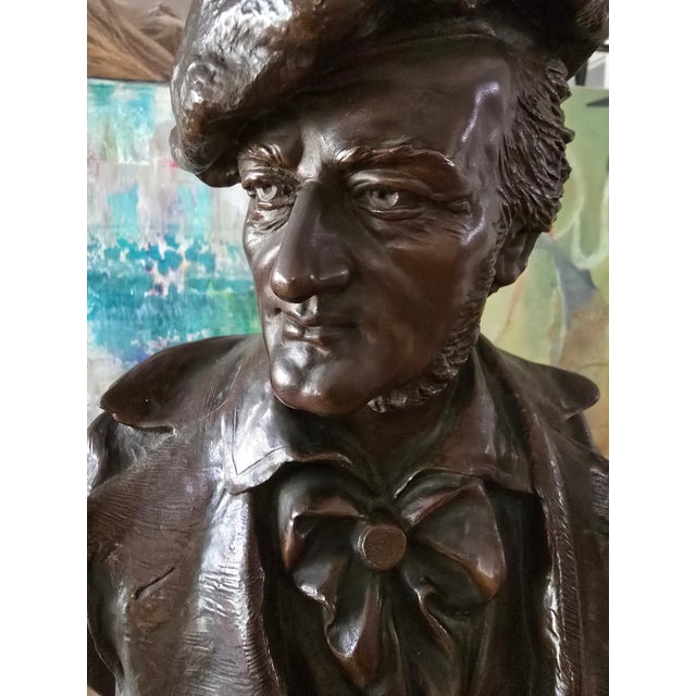 Classical Roman Antique Bronze Sculpture Classical R Wagner For Sale - Image 3 of 13