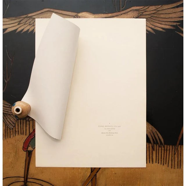 1947 After Pierre Bonnard "La Toilette", First Edition Period Parisian Offset Lithograph For Sale - Image 4 of 7