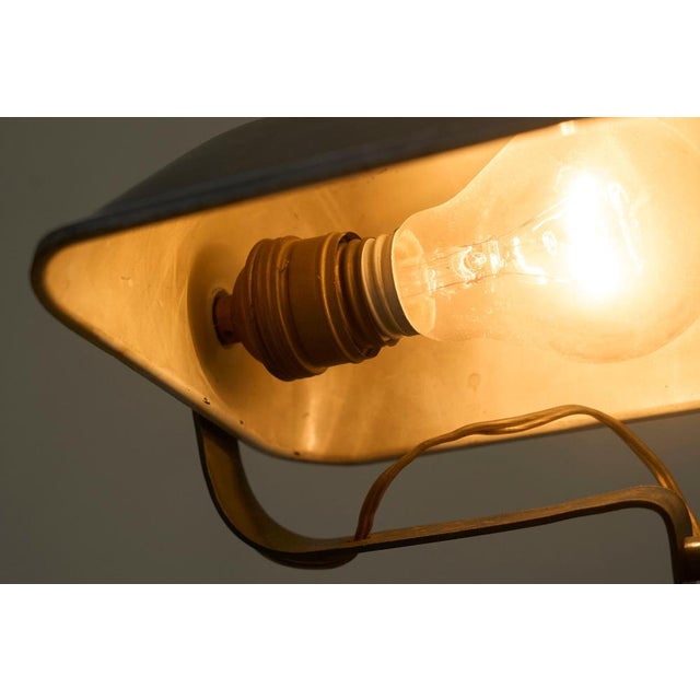 Patinated Desk Lamp from Erpe, 1920s For Sale - Image 10 of 13