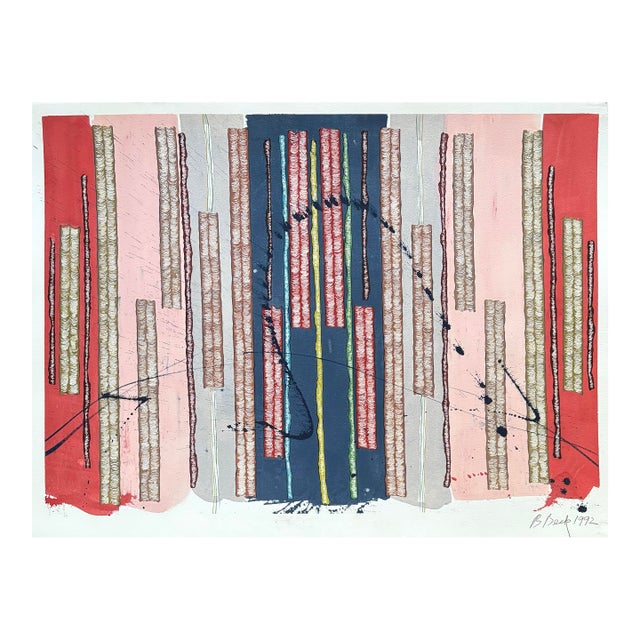 Barbara Beck 1992 Watercolor Painting on Paper For Sale