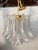 Clear “selle” murano glass and gold 24k chandelier d50 elegant and classic murano glass style with a “selle ” in...