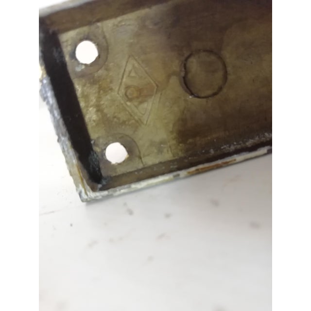 Gold Brass Door Handles by Gio Ponti for GRP, Italy, 1940s, Set of 5 For Sale - Image 8 of 10