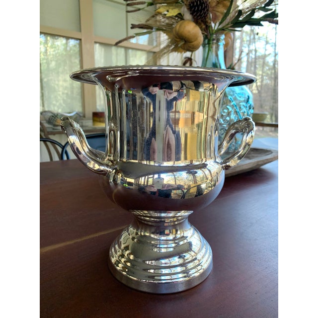 2000s Modern Silver Plate Champagne Ice Bucket Chairish