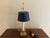 Mid 20th Century Brass Bouillotte Lamp With Adjustable Black Tole Shade For Sale - Image 13 of 16