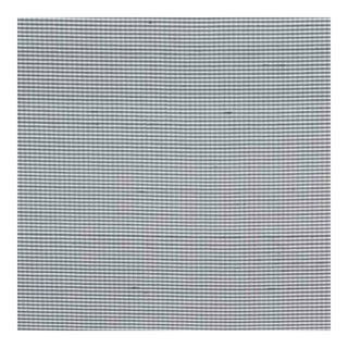 Schumacher Dalton Silk Gingham Fabric in Chambray For Sale