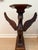 Pair of Neoclassical Winged Griffin Walnut Pedestal Side Tables, Vintage For Sale - Image 4 of 5