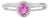 14k White Gold Genuine Oval Ruby Diamond Halo Split Band Ring Size 5.5 For Sale