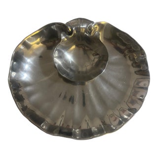 1980s Wilton Armatale Shell Hors d'Oeuvre Serving Set For Sale