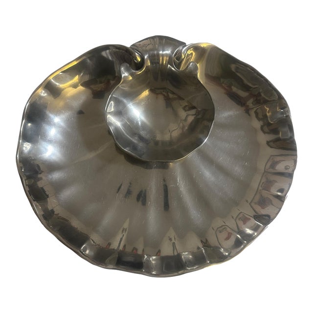 1980s Wilton Armatale Shell Hors d'Oeuvre Serving Set For Sale