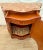 French 1960s French Credenza, Bombe Style Locking Console Cabinet, Sideboard, Marquetry For Sale - Image 3 of 13