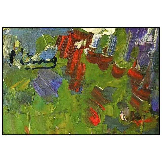Modern Late 20th Century Garden by the Sea, Ming Feng For Sale - Image 3 of 4