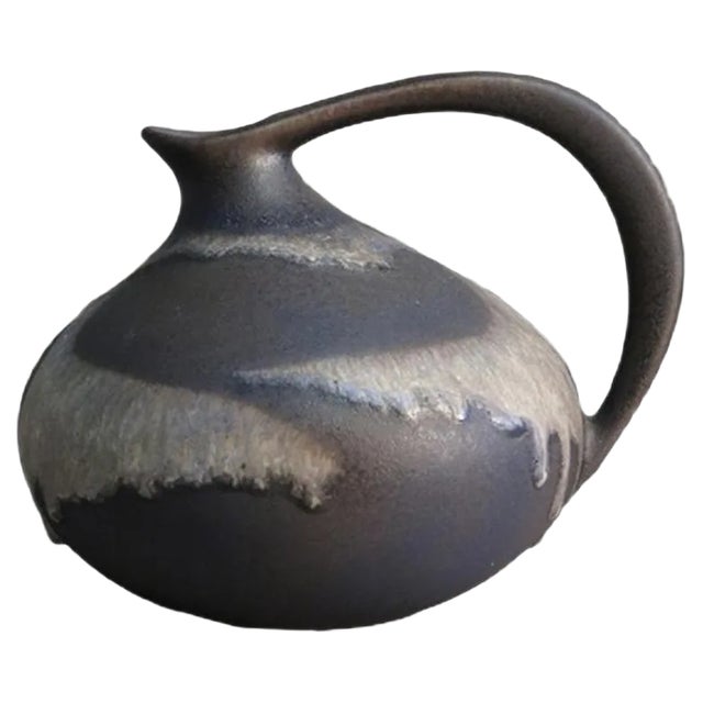 Fat Lava Ceramic Vase by Kurt Tschörner for Ruscha, 1950s For Sale