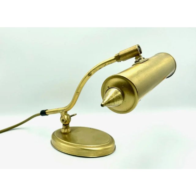 Brass Piano Lamp from Pfäffle Glow, 1960s, in Flawless conditions. Designed 1960 to 1969 This piece has an attribution...